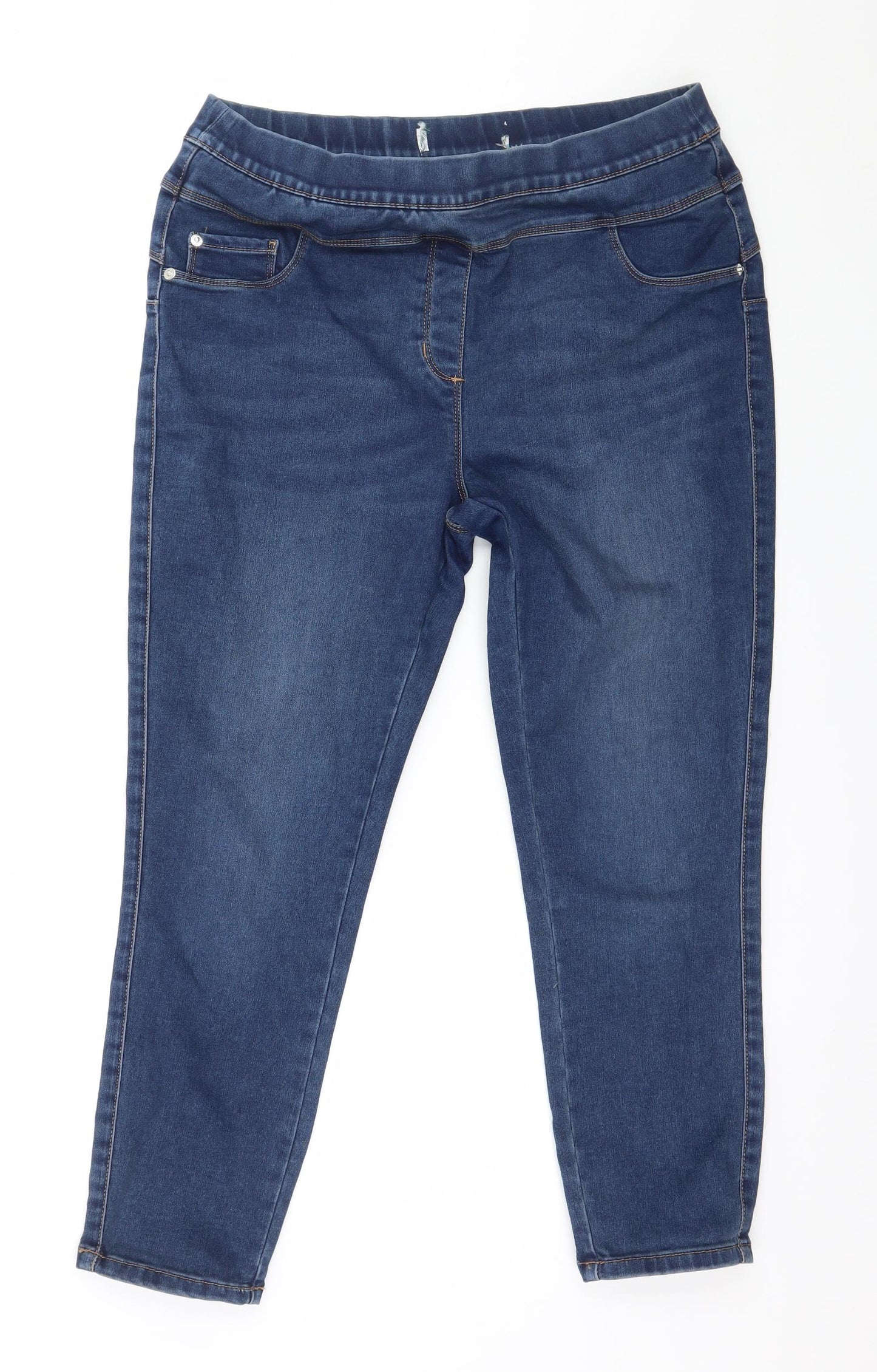 Womens UK Size 32 in Preworn Regular Fit Jegging Blue Jeans