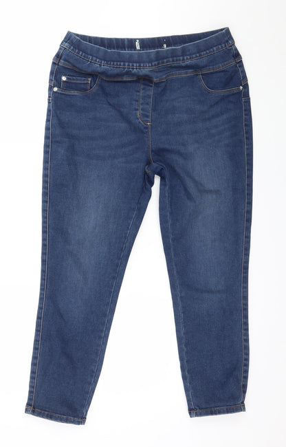 Womens UK Size 32 in Preworn Regular Fit Jegging Blue Jeans