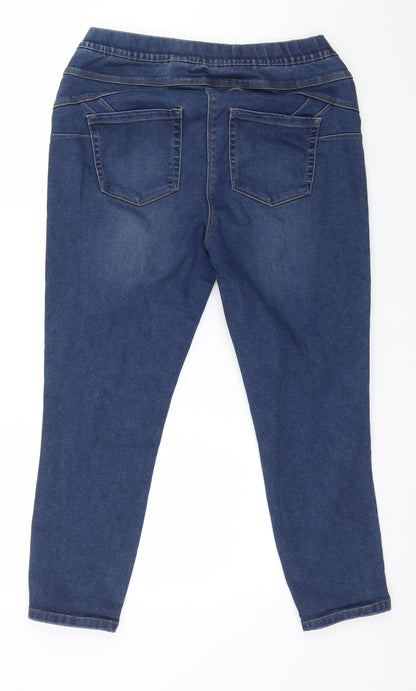 Womens UK Size 32 in Preworn Regular Fit Jegging Blue Jeans