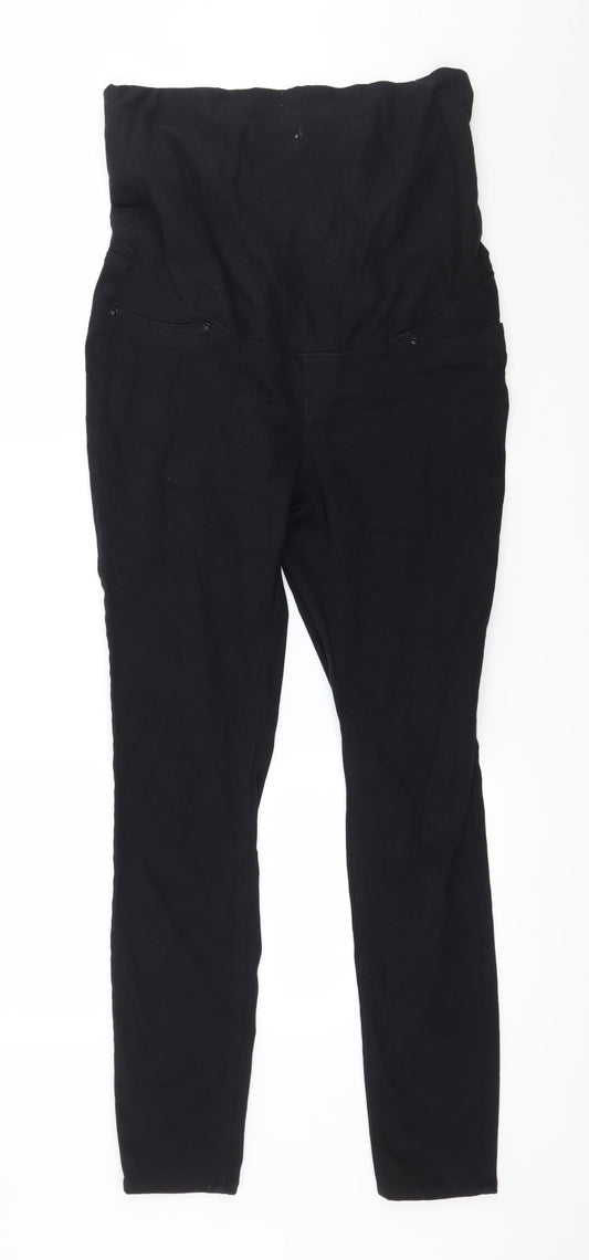 Womens UK Size M H&M Regular Fit Skinny Black Jeans