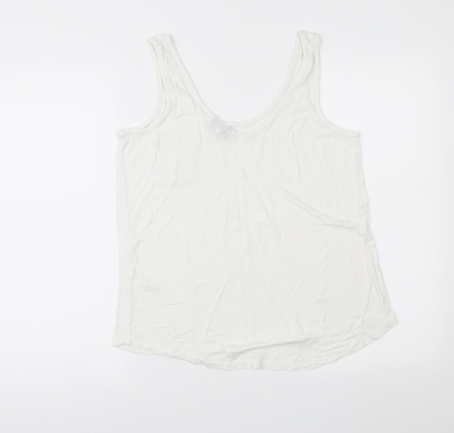 NEXT Womens White   Basic Tank Size 14