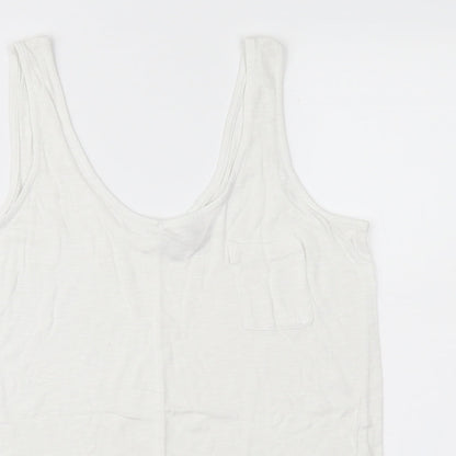 NEXT Womens White   Basic Tank Size 14