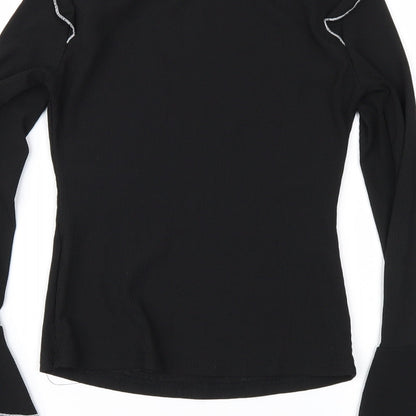 SheIn Womens Black   Basic Blouse Size S