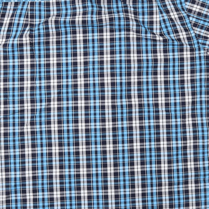 Primark Mens Blue Check   Button-Up Size 2XL