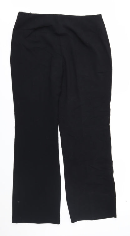 Womens UK Size 14 Marks and Spencer Regular Fit  Black Trousers
