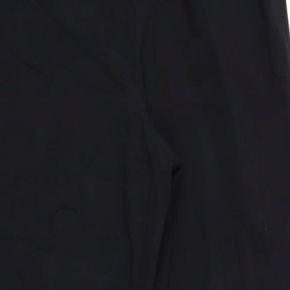 Womens UK Size 14 Marks and Spencer Regular Fit  Black Trousers