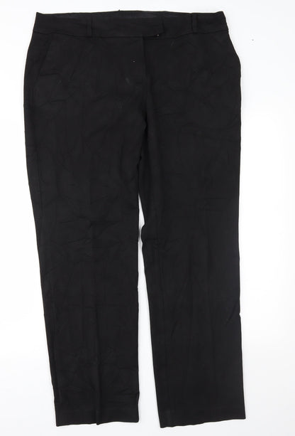TU Womens Black   Trousers  Size 16 L29 in