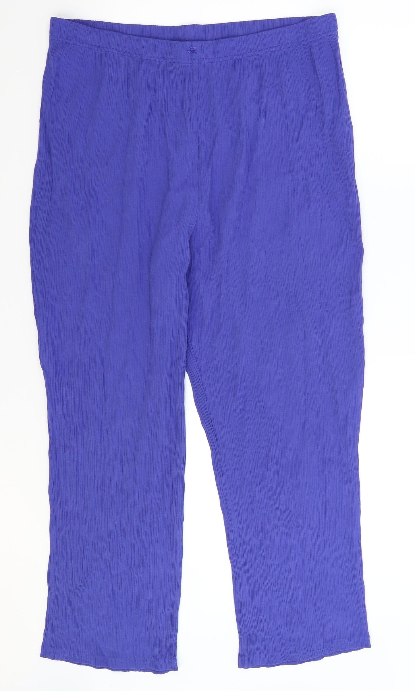 Being Casual Womens Blue   Trousers  Size 16 L24 in