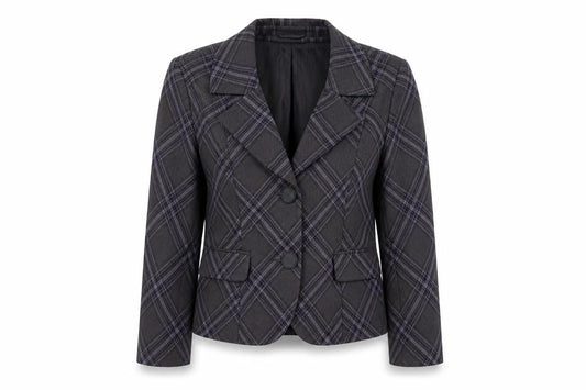 Womens UK Size 14 Minuet Regular Grey Suit Jacket