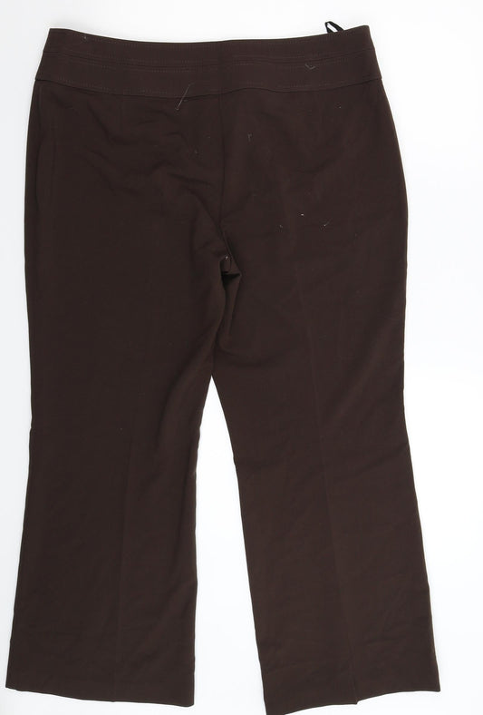 Marks and Spencer Womens Grey   Dress Pants Trousers Size 16 L29 in