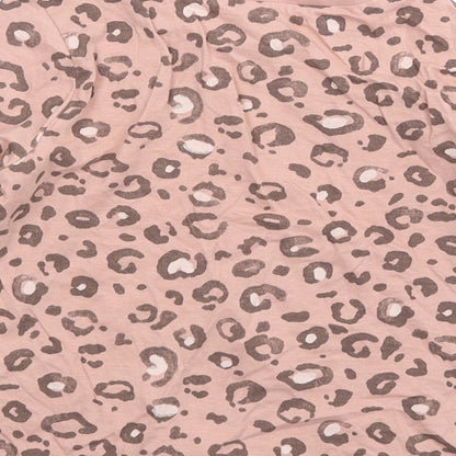 George Boys Pink Animal Print  Basic T-Shirt Size 5-6 Years