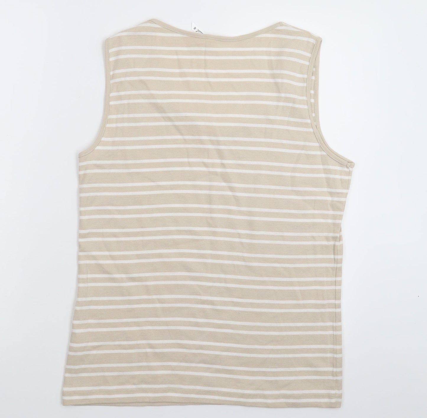 Womens UK Size M BM Grey Basic Tank