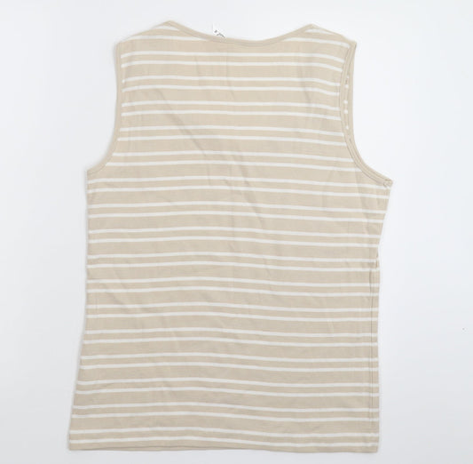 Womens UK Size M BM Grey Basic Tank