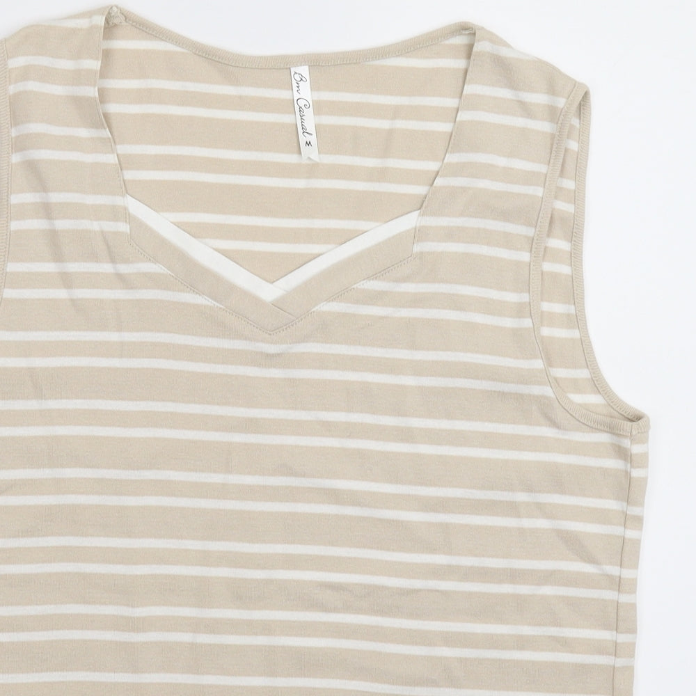 Womens UK Size M BM Grey Basic Tank