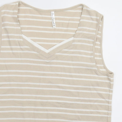 Womens UK Size M BM Grey Basic Tank