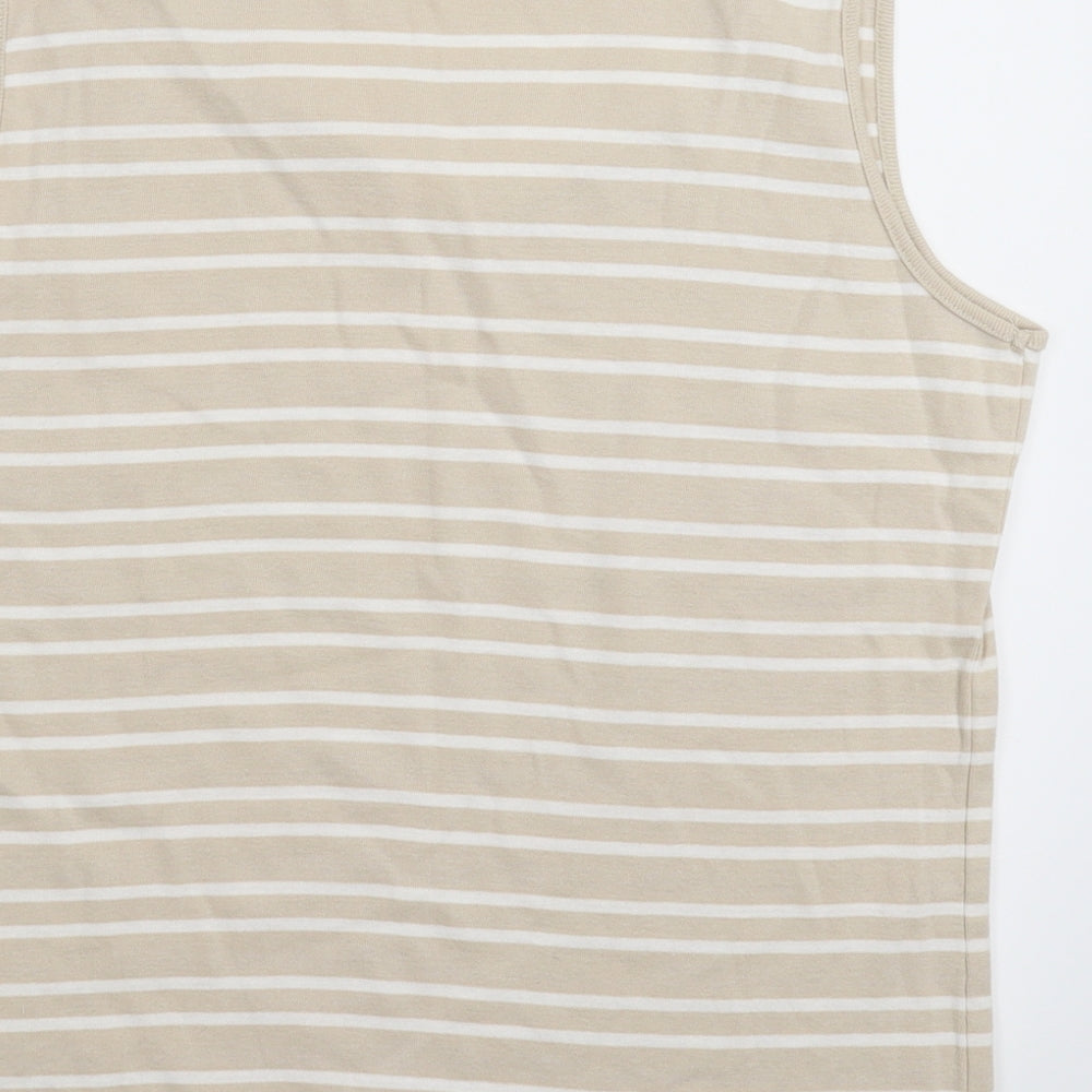 Womens UK Size M BM Grey Basic Tank