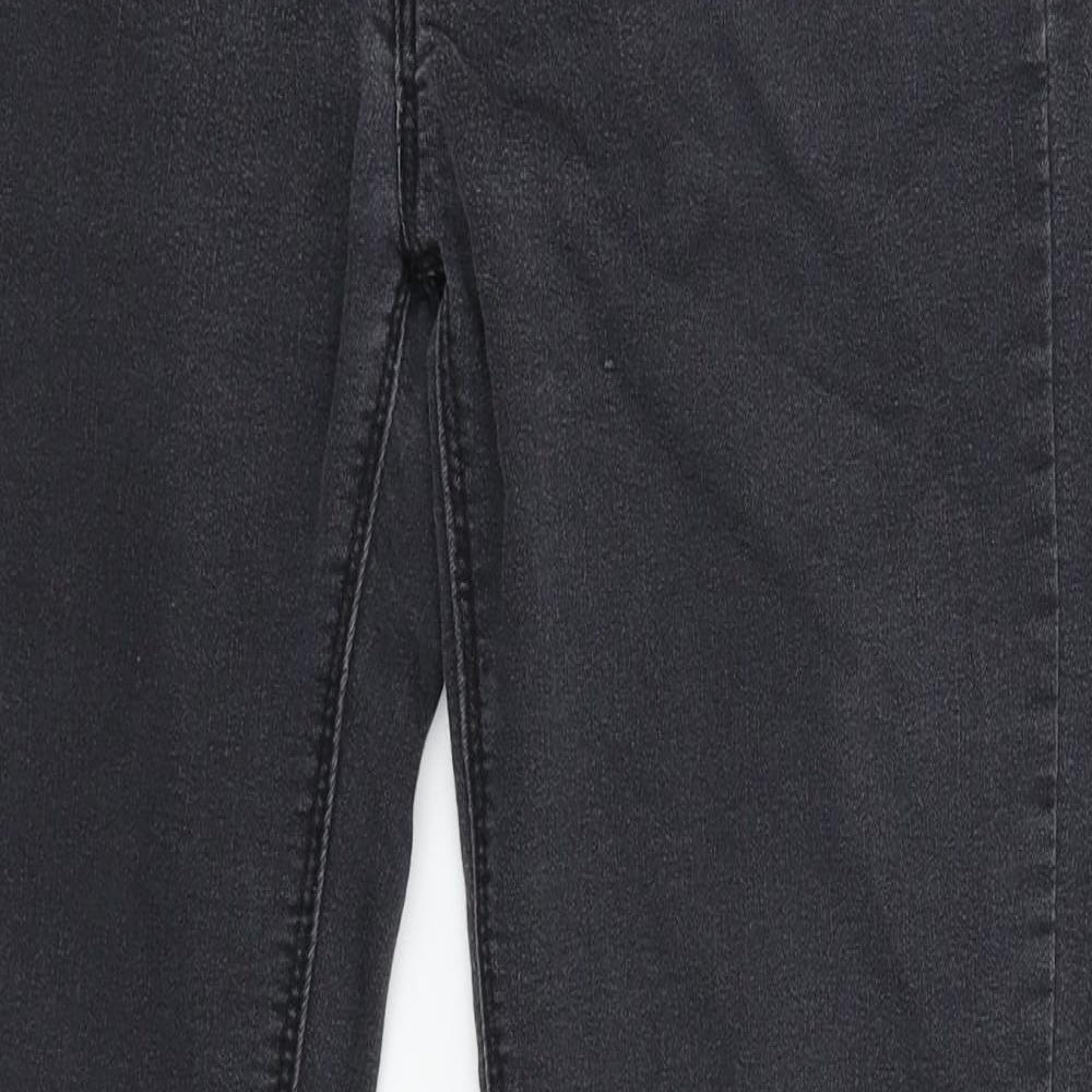 Denim & Co. Womens Grey  Denim Skinny Jeans Size 10 L29 in