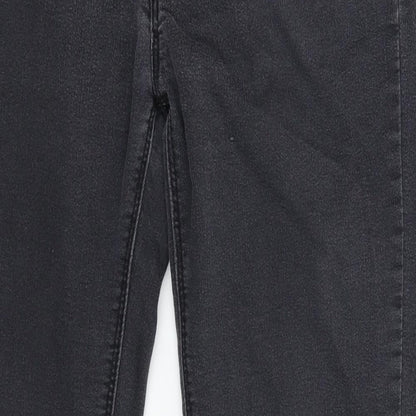 Denim & Co. Womens Grey  Denim Skinny Jeans Size 10 L29 in