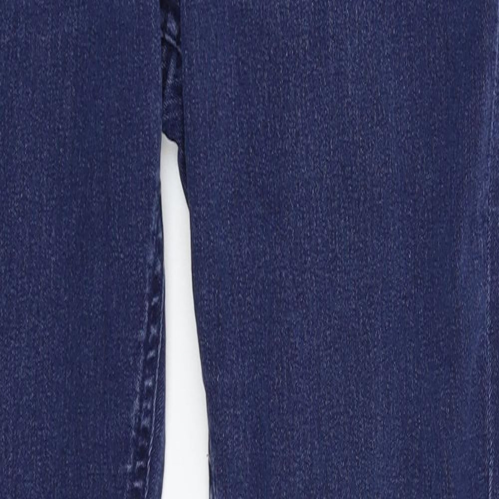 Denim & Co. Womens Blue  Denim Skinny Jeans Size 10 L30 in