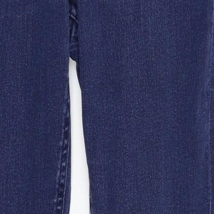 Denim & Co. Womens Blue  Denim Skinny Jeans Size 10 L30 in