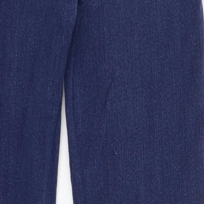 Denim & Co. Womens Blue  Denim Skinny Jeans Size 10 L30 in