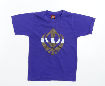 King Punjab Boys Blue   Basic T-Shirt Size XS