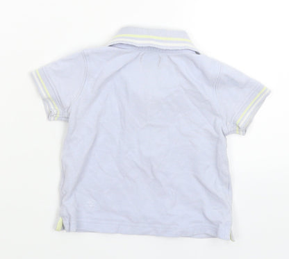 Mini Club Baby Blue   Basic Polo Size 9-12 Months