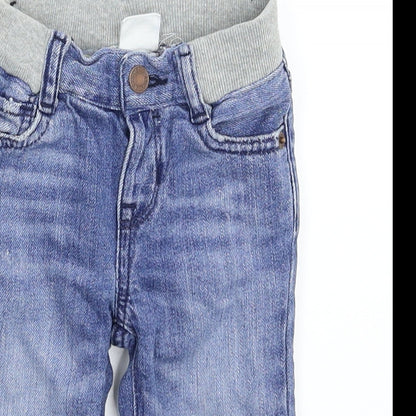 Gap Baby Blue  Denim Capri Jeans Size 9-12 Months