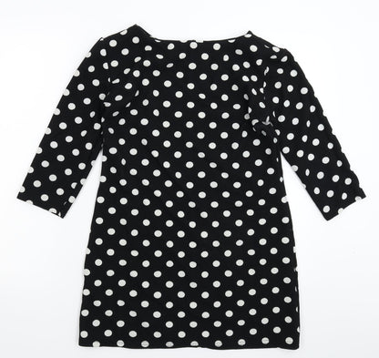 Preworn Womens Black Polka Dot  Mini  Size S