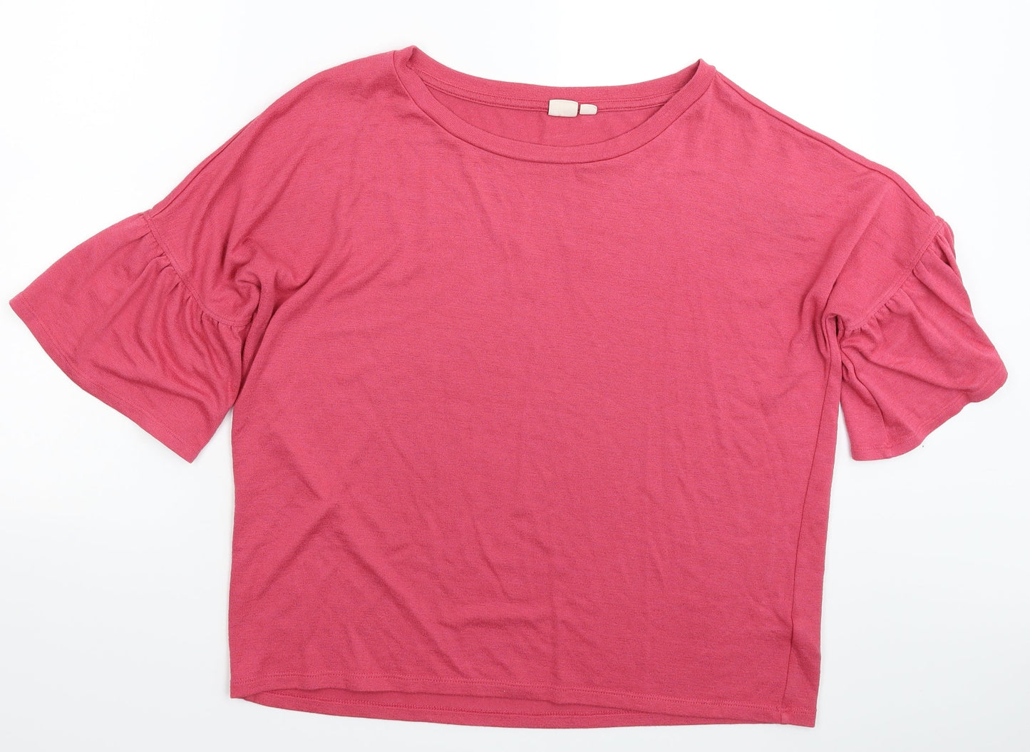 Womens UK Size M Gap Pink Basic Blouse