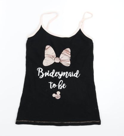 Primark Womens Black   Basic Tank Size 12