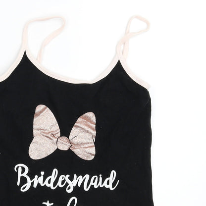 Primark Womens Black   Basic Tank Size 12