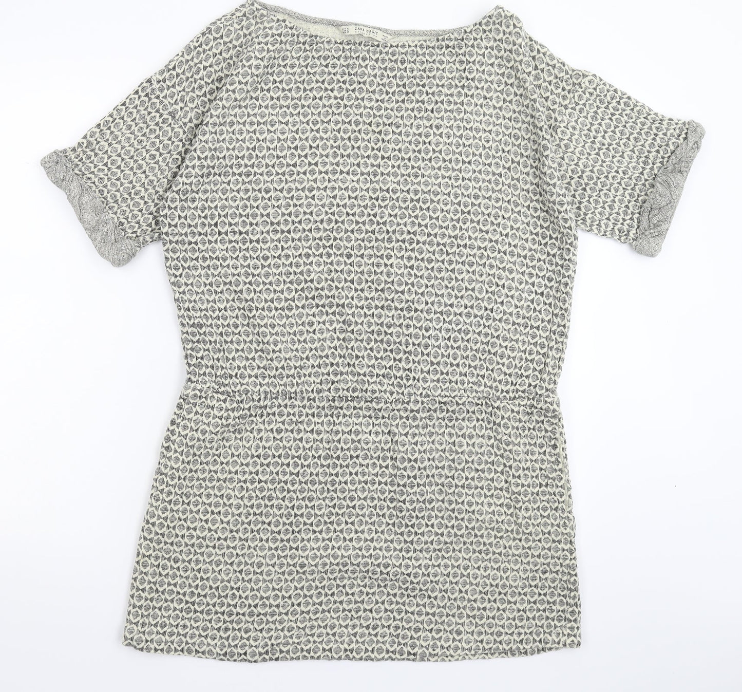 Zara Womens Beige Geometric  Mini  Size M
