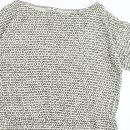 Zara Womens Beige Geometric  Mini  Size M