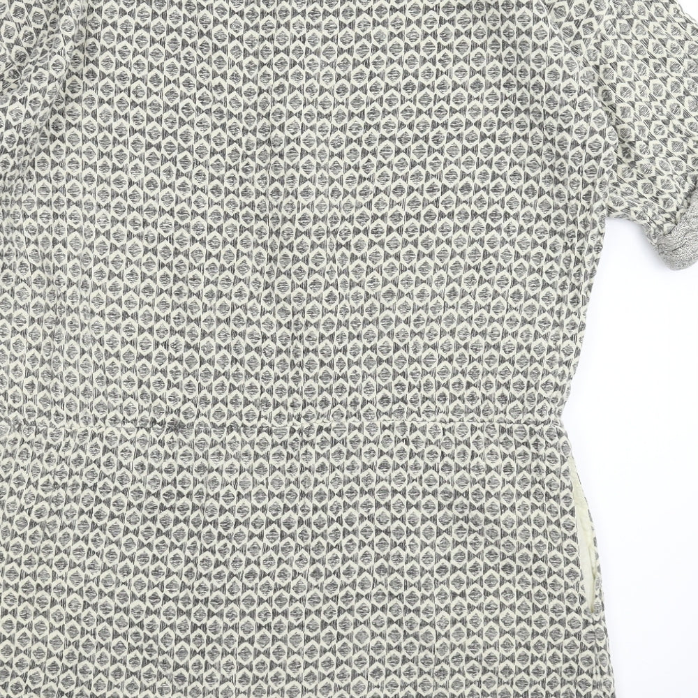 Zara Womens Beige Geometric  Mini  Size M