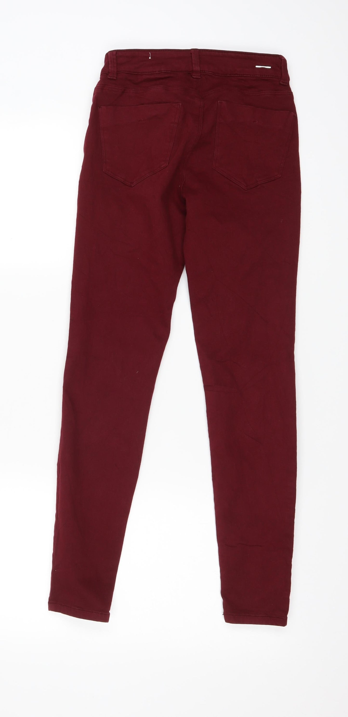Zara Womens Red   Skinny Jeans Size 8 L26 in
