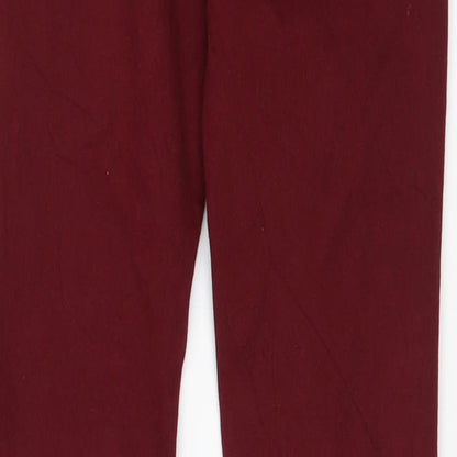 Zara Womens Red   Skinny Jeans Size 8 L26 in