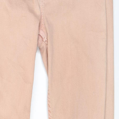 Zara Womens Pink  Denim Skinny Jeans Size 8 L24 in