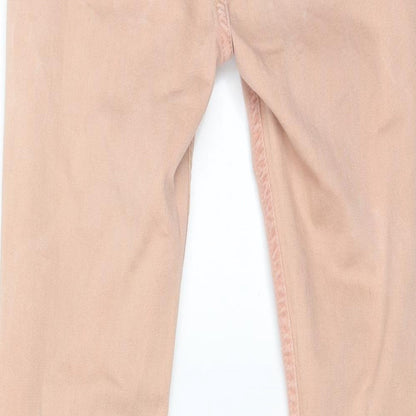 Zara Womens Pink  Denim Skinny Jeans Size 8 L24 in