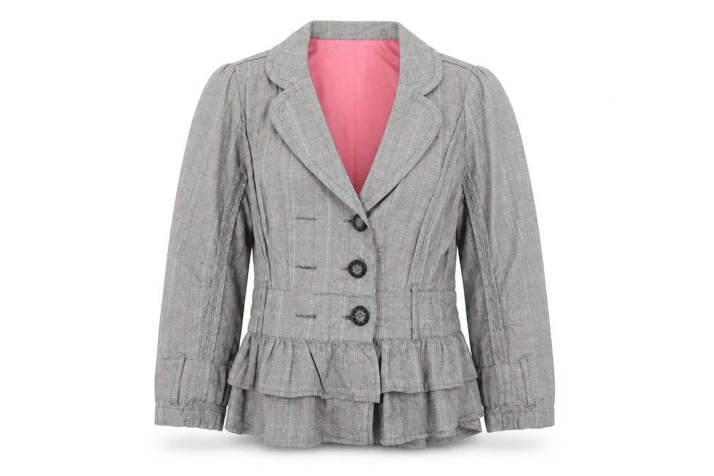 Womens UK Size 14 River Island Regular Grey Suit Jacket