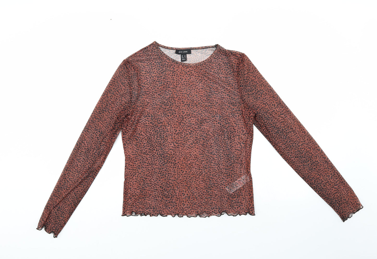 Womens UK Size 14 New Look Multicoloured Basic Blouse