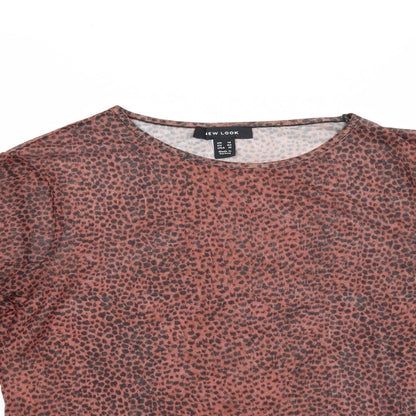 Womens UK Size 14 New Look Multicoloured Basic Blouse