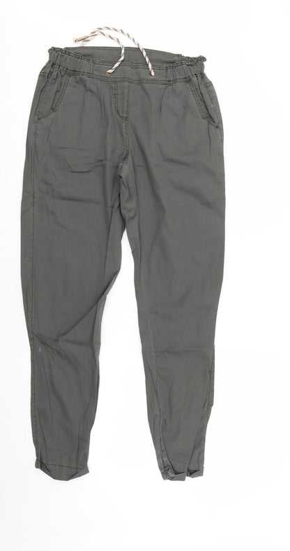 Womens UK Size 12 Moda Regular Fit  Green Trousers