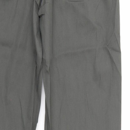 Womens UK Size 12 Moda Regular Fit  Green Trousers