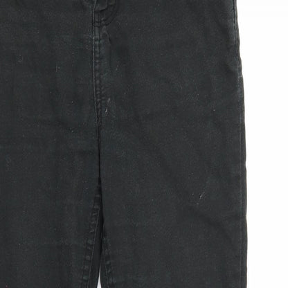 New Look Womens Black  Denim Tapered Jeans Size 10 L26 in