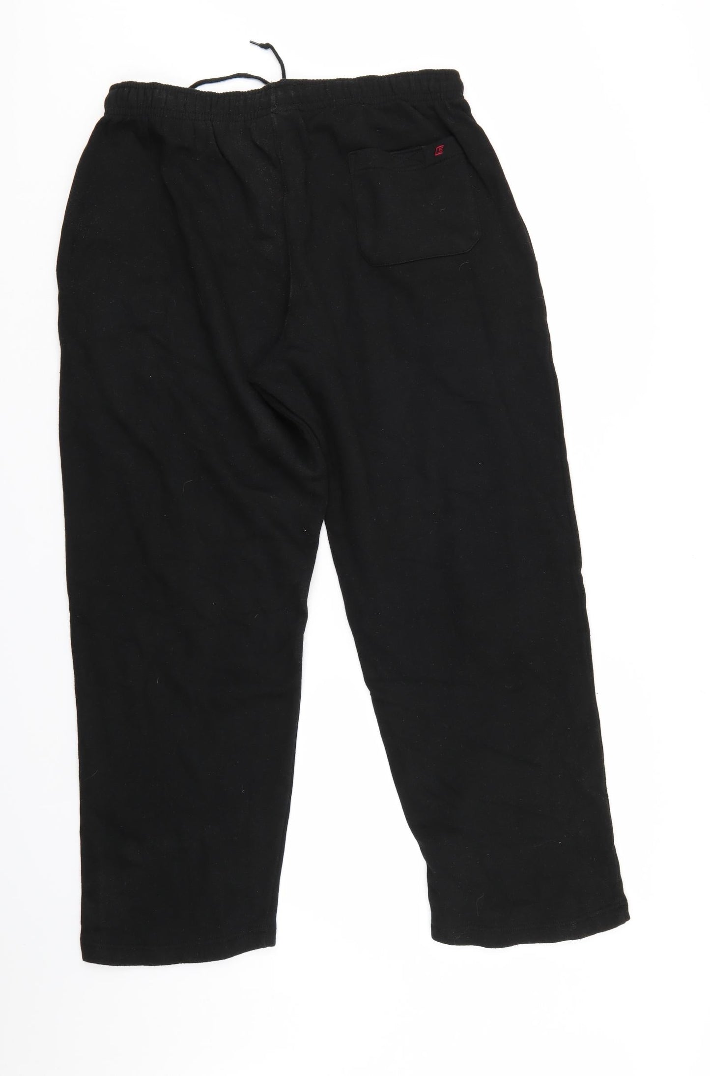 CS Active Womens Black   Sweatpants Trousers Size 2XL L27 in - Elastic Waist