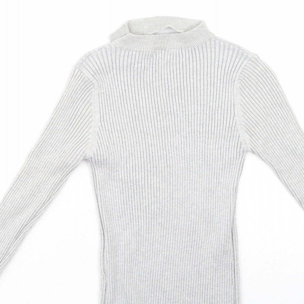 Cherry Koko Womens Grey   Pullover Jumper Size S