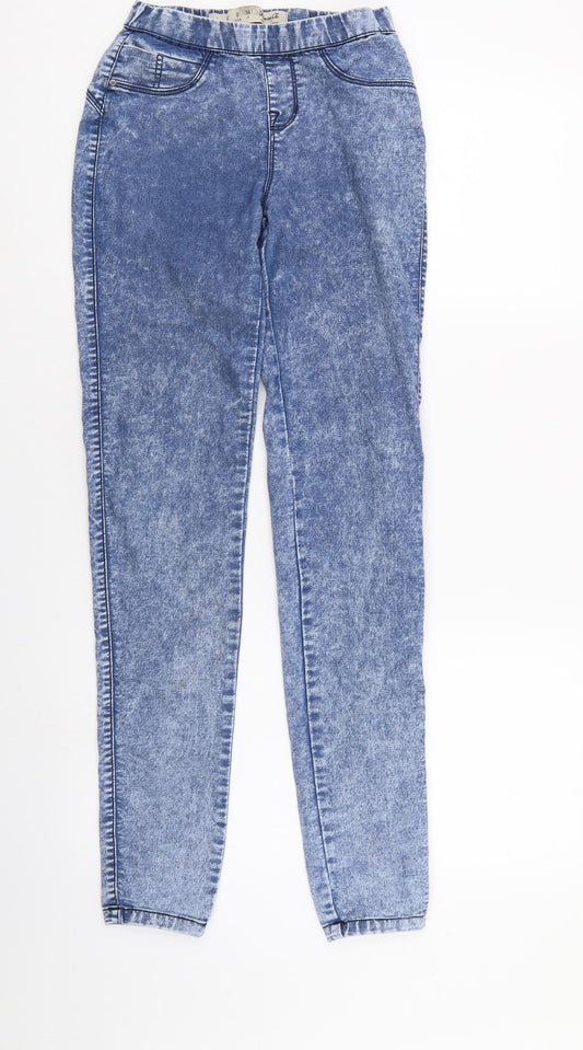 Denim & Co. Womens Blue   Jegging Jeans Size 4 L30.5 in