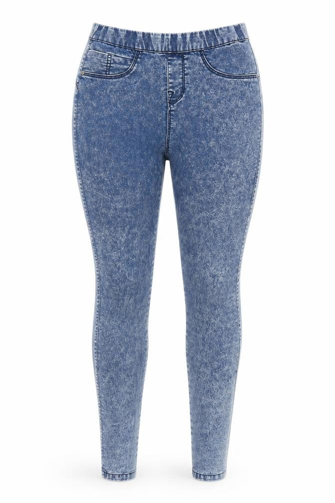 Womens UK Size 4 Denim & Co. Regular Fit Jegging Blue Jeans