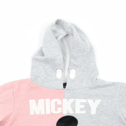 Disney Girls Multicoloured   Pullover Hoodie Size 9-10 Years  - Cropped
